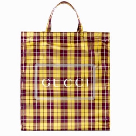 MEN’s GUCCI Logo Coated Tote - Picture 2 of 8
